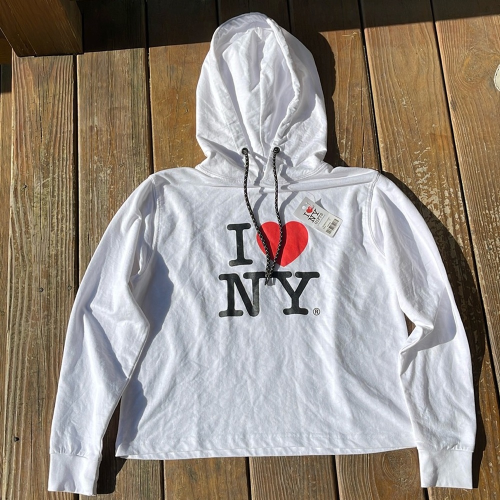 NWT Crop Sweatshirt with Hood